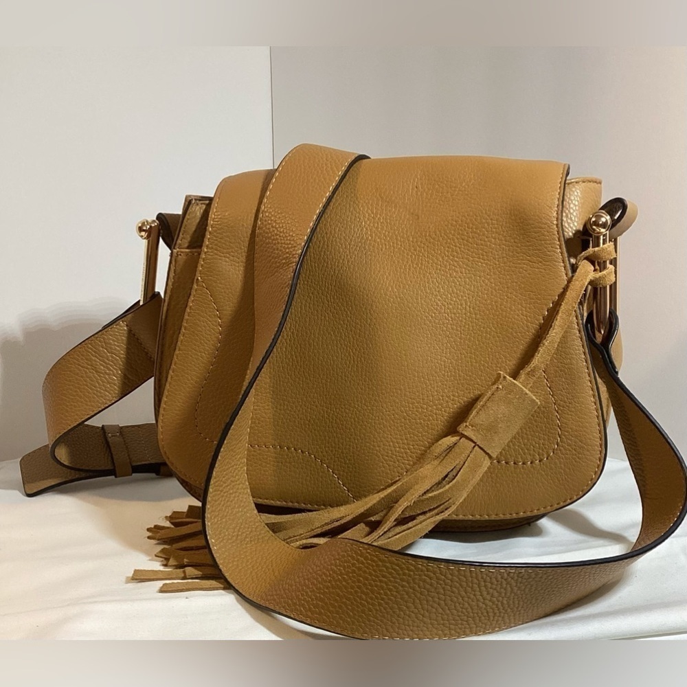 Vince Camuto flap saddle bag